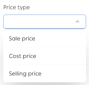 Products page and bulk product actions