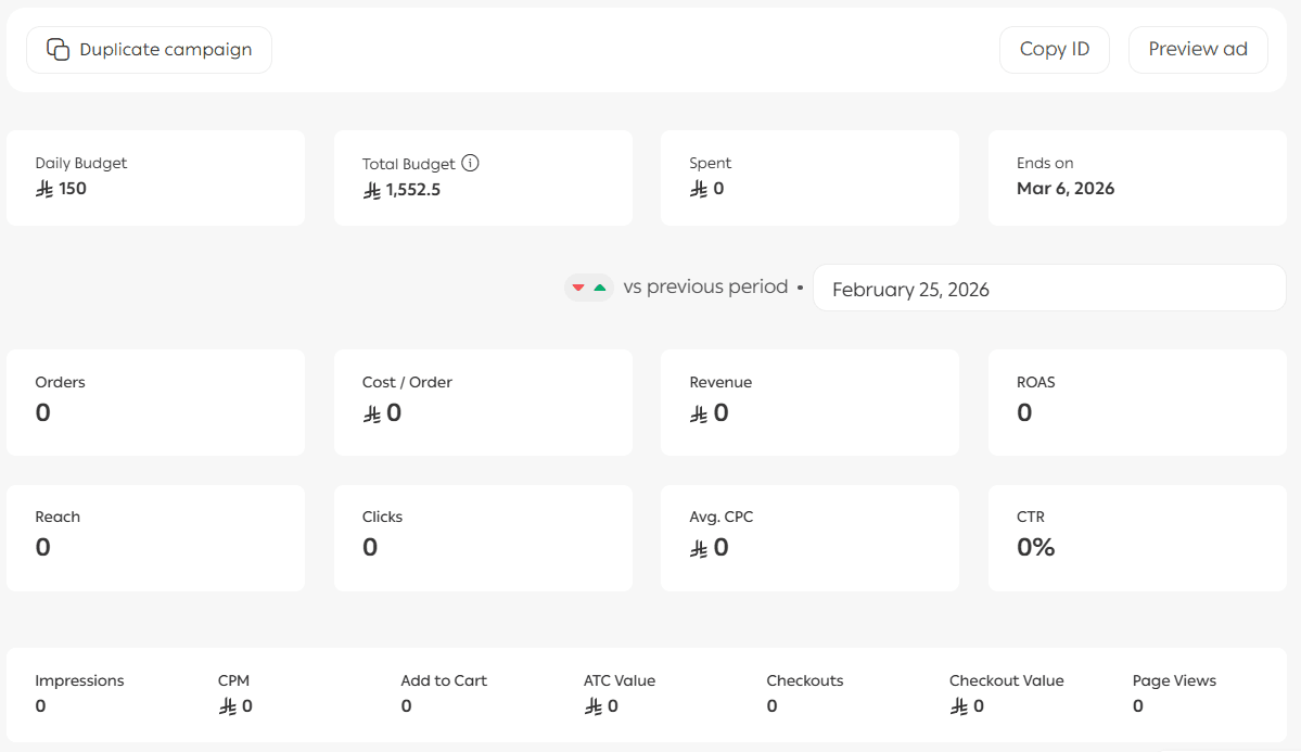 Managing Salla Ads