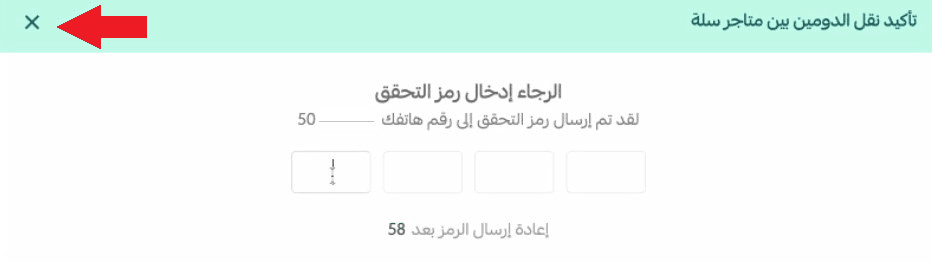 Transfer a domain between Salla stores