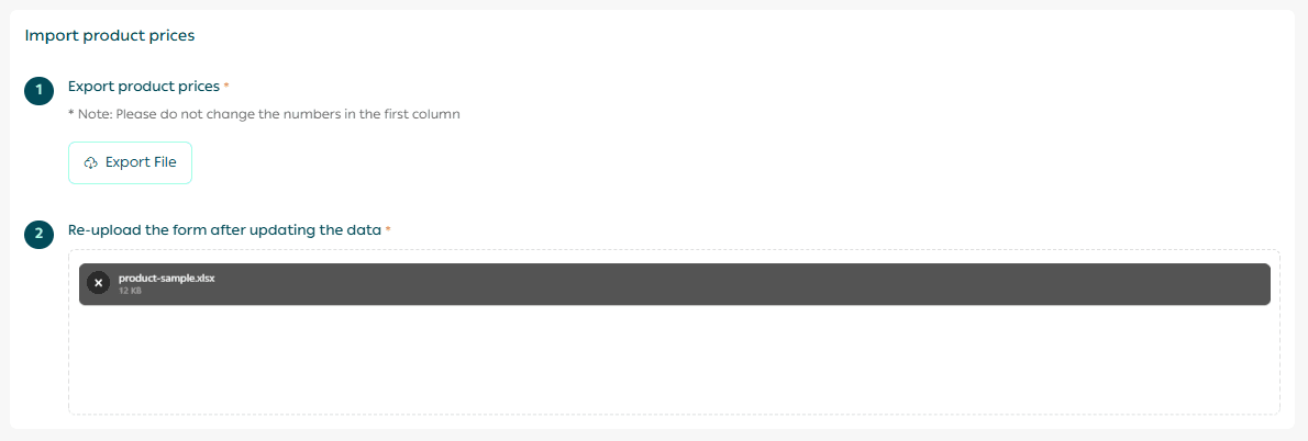 Importing and updating products