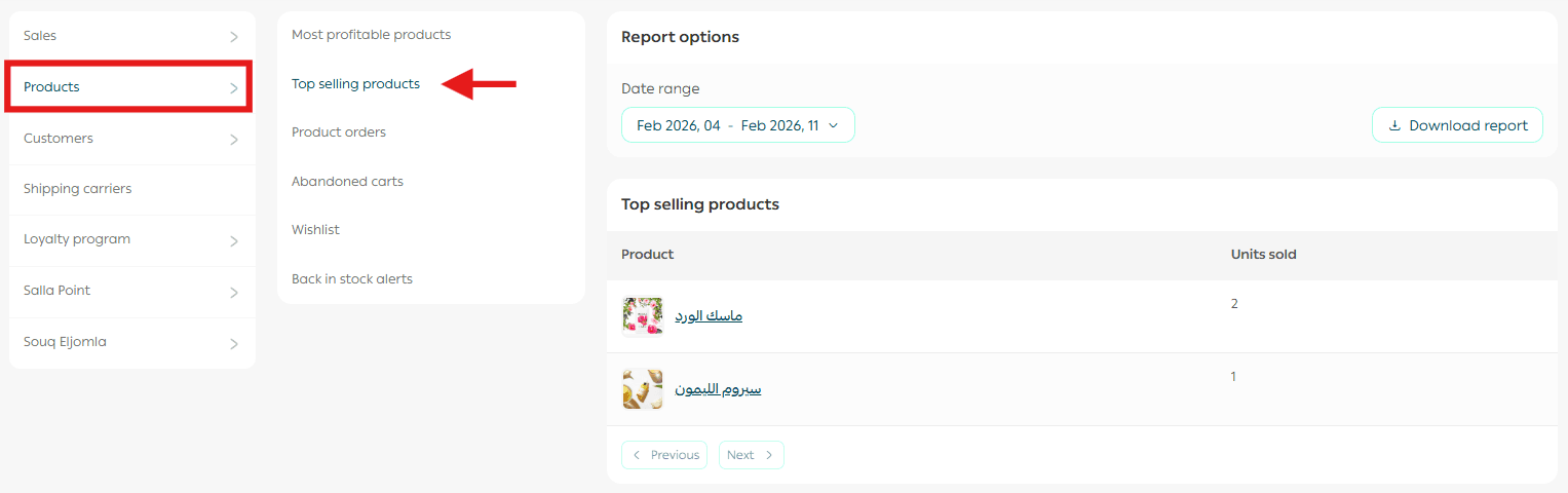Store Reports