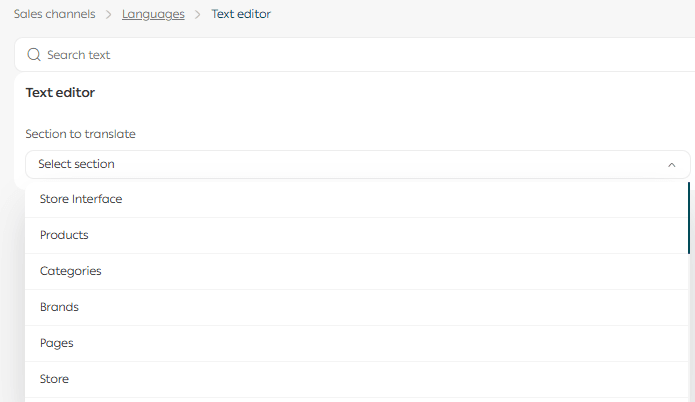 Manually translating your store using the text editor