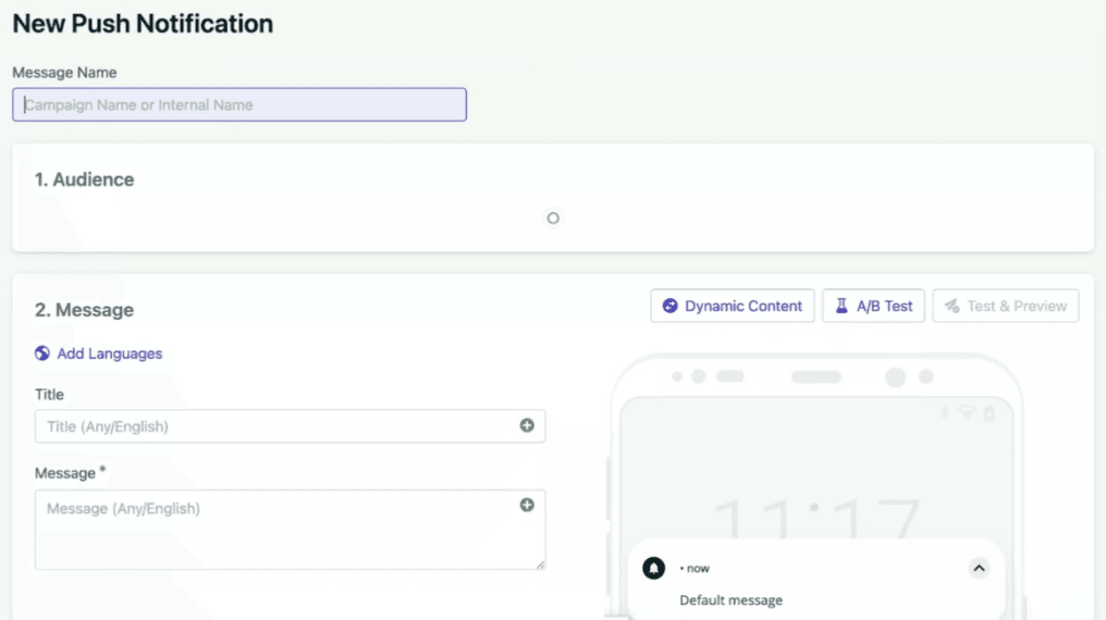 Connecting OneSignal for push notifications