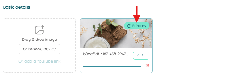Add product images and videos