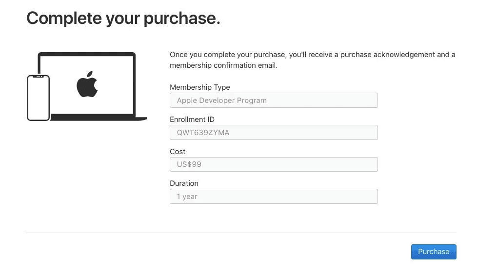Creating an Apple Developer Account – Company/Organization