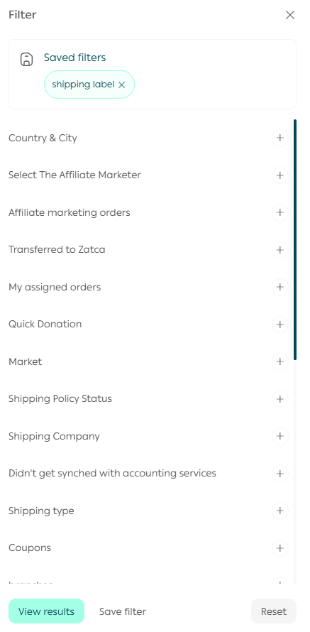 Managing the Orders Page