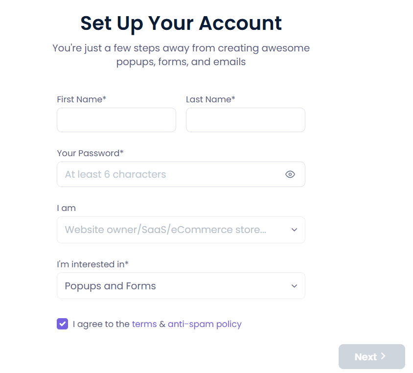 Integrating Poptin for pop-up campaigns