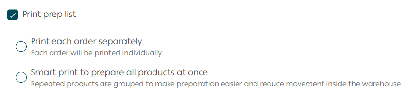Order actions and operations