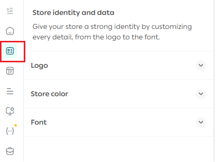 Store identity customization