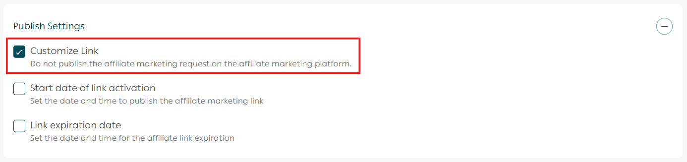 Affiliate marketing & marketing links