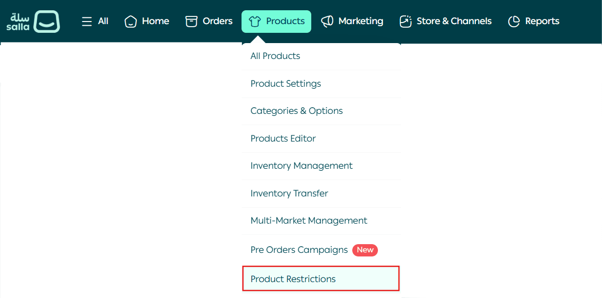 Create and manage product restrictions