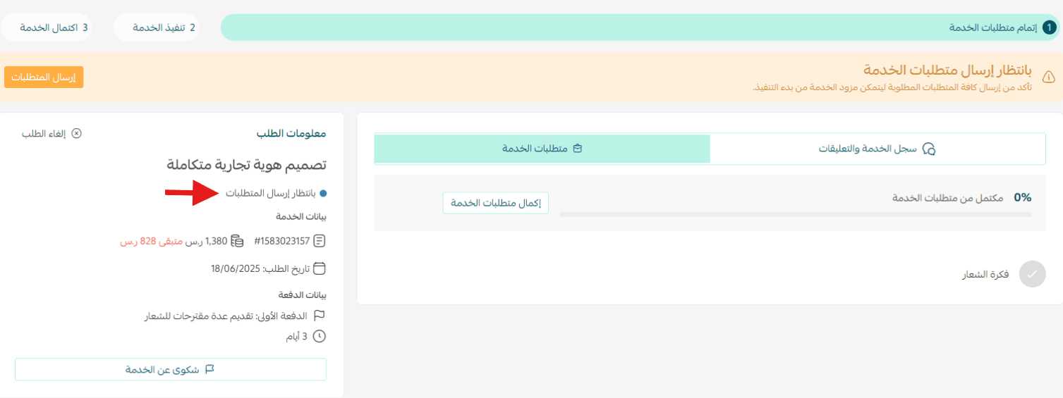 Requesting & managing services