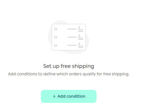 Setting up free shipping in your store