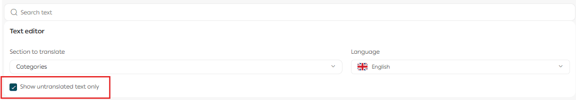 Manually translating your store using the text editor