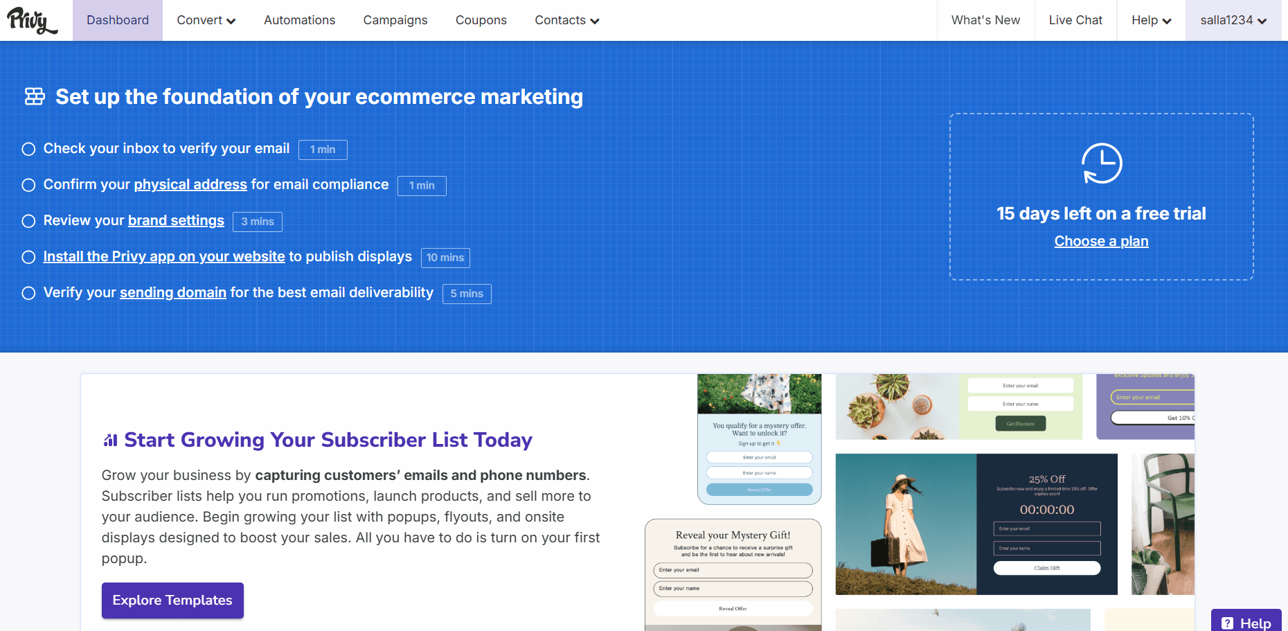 Integrating Privy for e-commerce marketing