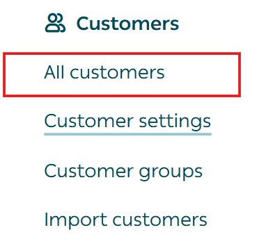 Customer groups