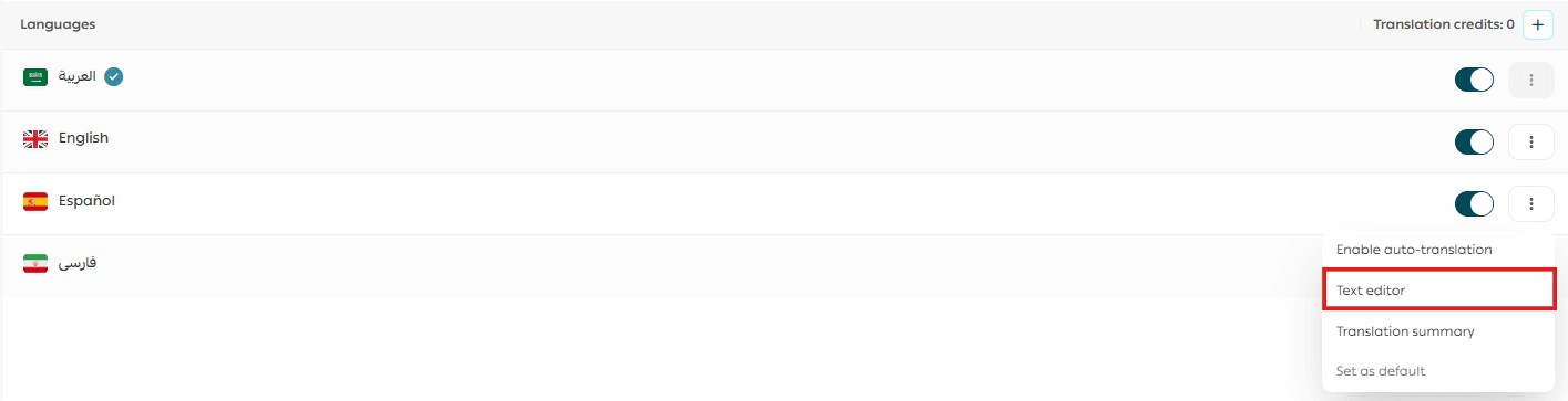Enable multiple languages in your store