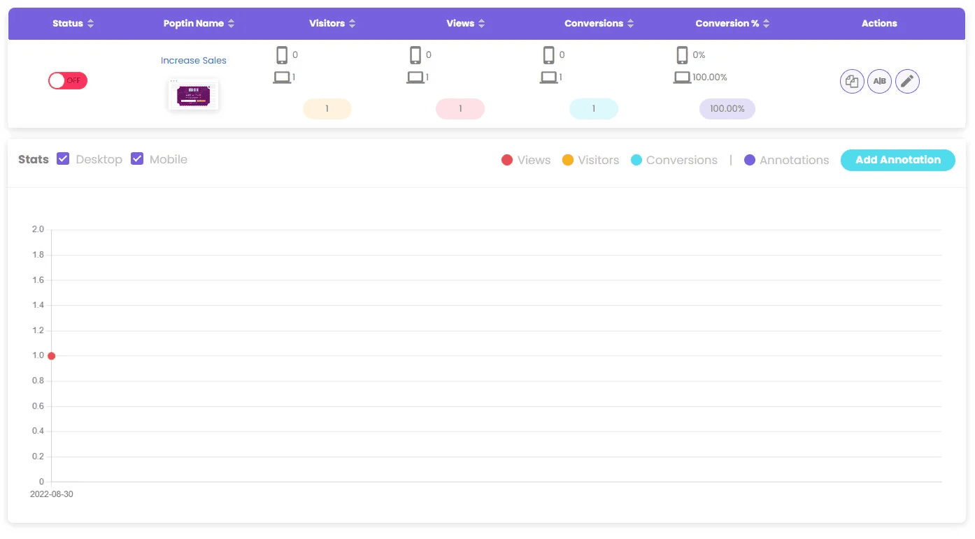 Integrating Poptin for pop-up campaigns